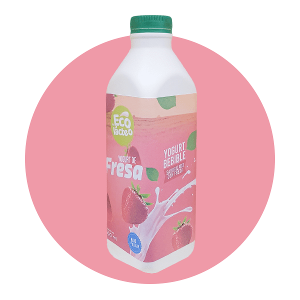 yogurt de fresa ecolacteo